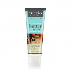 Cuccio Non-Oily Butter & Scrub 4 oz Vanilla Bean&Sugar #3384