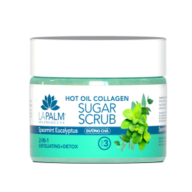 La Palm Sugar Scrub 12oz- Spearmint Eucalyptus LP182/03384