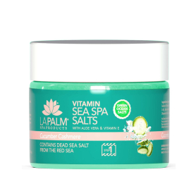 La Palm Sea Spa Salts 12 oz - Cucumber Cashmere LP344