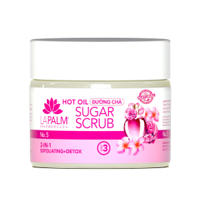 La Palm Hot Oil Sugar Scrub 12 oz - No.5 LP410/02557