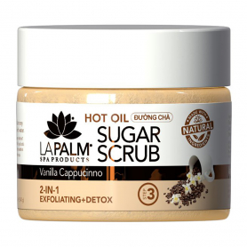 La Palm Sugar Scrub 12oz - Vanilla Cappuccino LP413/02609