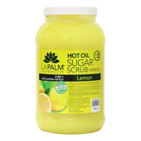 La Palm Hot Oil Sugar Scrub 1G - Lemon LP427/02979