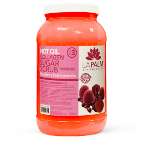 La Palm Hot Oil Sugar Scrub 1G - Raspberry Pome. LP439/02671