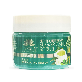 La Palm Sugar Cane Scrub 12 oz - Green Tea LP502 03332