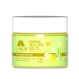 La Palm Sea Spa Salts 12 oz - Lemongrass & Ginger LP603