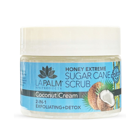 La Palm Sugar Cane Scrub 12 oz - Coconut Cream LP613 03283