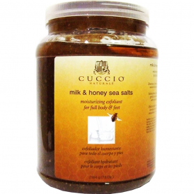 Cuccio Milk & Honey Sea Salts Moist. Exfoliant 78 oz.  #3164