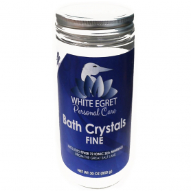 White Egret Bath Crystals Fine 30 oz./850g BS30 #03553