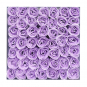 KM Nail Flower Soap Lavender (49 Roses/Box) 49006