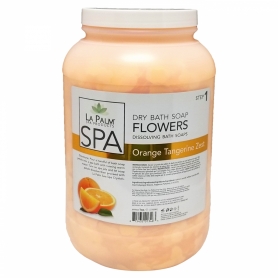 La Palm Flower Soap 1G Orange Tangerine Zest 01346