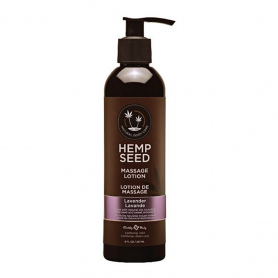 Earthly Body Hemp Seed Massage Lotion 8 oz - Lavender ML017