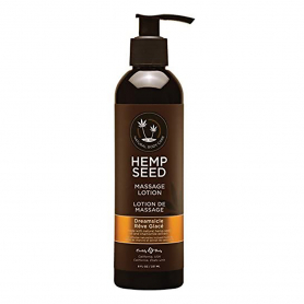 Earthly Body Hemp Seed Massage Lotion 8oz Dreamsicle ML006