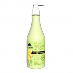 La Palm Massage Lotion 8 oz -Lemongrass & Ginger LP600/02365