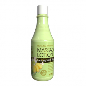 La Palm Massage Lotion 3.3oz-Lemongrass & Ginger LP639/03412