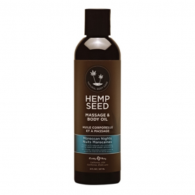 Hemp Seed Massage & Body Oil 8oz-Moroccan NightsMAS075/00325