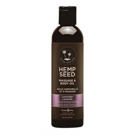 Hemp Seed Massage & Body Oil 8 oz - Lavender MAS006/00086