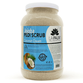 La Palm Jojoba Pedi Scrub 1GAL - Coconut Cream LP141/02573