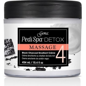 Gena PediSpa Detox Massage Black Charcoal Cream15.4 oz 04067