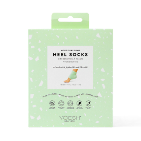 Voesh Microfiber Moisturizing Heel Socks VFS003MNT 06925