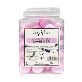 Cre8tion Pedicure Soak Bomb 60 pcs - Lavender 19423