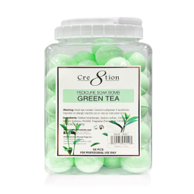 Cre8tion Pedicure Soak Bomb 60 pcs - Green Tea 19427