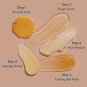 Voesh Pedi Moments Golden Duo Vanilla VPM527GLD 23838