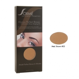 Sorme Always Perfect Brows Shaping Kit 0.12oz - Med Brown 55