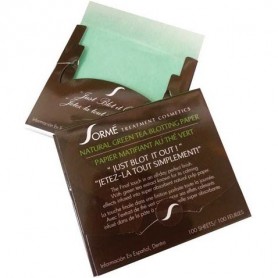 Sorme Natural Green Tea Blotting Paper 100 Sheets #BPGT