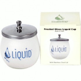 Berkeley Frosted Glass Liquid Cup with SS Lid (LC133F)