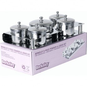 Berkeley 5 Piece Stainless Steel Powder & Liquid Set LC701