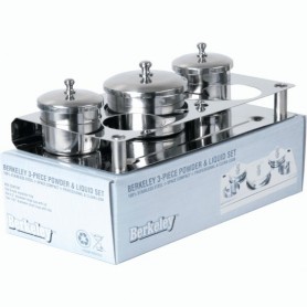 Berkeley 3-Piece Stainless Steel Powder & Liquid Set LC702