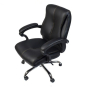 J&A Deluxe Client/Customer Chair - Black