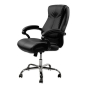 J&A Deluxe Client/Customer Chair - Black