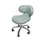 J&A Euro Pedi/Mani Stool - Grey - High Piston