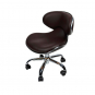 J&A Euro Pedi/Mani Stool - Chocolate - Low Piston