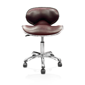 Ikonna Euro Pedi/Mani Stool -  Coffee FBC-9MC