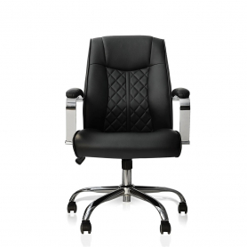 J&A Monaco Customer Chair - Black - Medium Piston