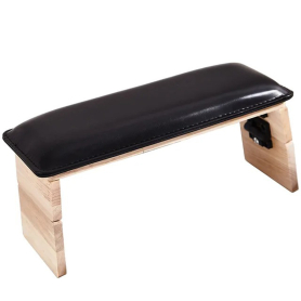 Table Manicure Arm Rests Leather Hand Pillow Black 02014