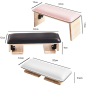 Table Manicure Arm Rests Leather Hand Pillow Black 02014