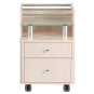 J&A Pedi Cart Beige