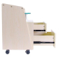 J&A Pedi Cart Beige