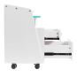 J&A Pedi Cart White