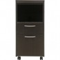 Esprimere Salon Cart 16L"x16W"x32H" Contour Brown SM115