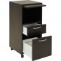 Esprimere Salon Cart 16L"x16W"x32H" Contour Brown SM115