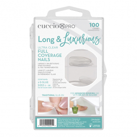 CuccioPRO Long & Luxurious Ultra Clear Tips 100ct. CPNT6001