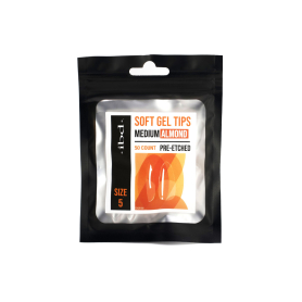 IBD Soft Gel Tips 50ct Medium Almond Size 5 37457