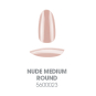 Entity Soft Gel Tips Medium Round 360CT Nude 5600023