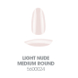 Entity Soft Gel Tips Medium Round 360CT Light Nude 5600024