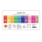 Linc Q Nail Tips 1 Full Tip Long Coffin 550PC 89469