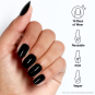 OPI xPRESS/ON Press On Nails Tips - Black Onyx ANT02S